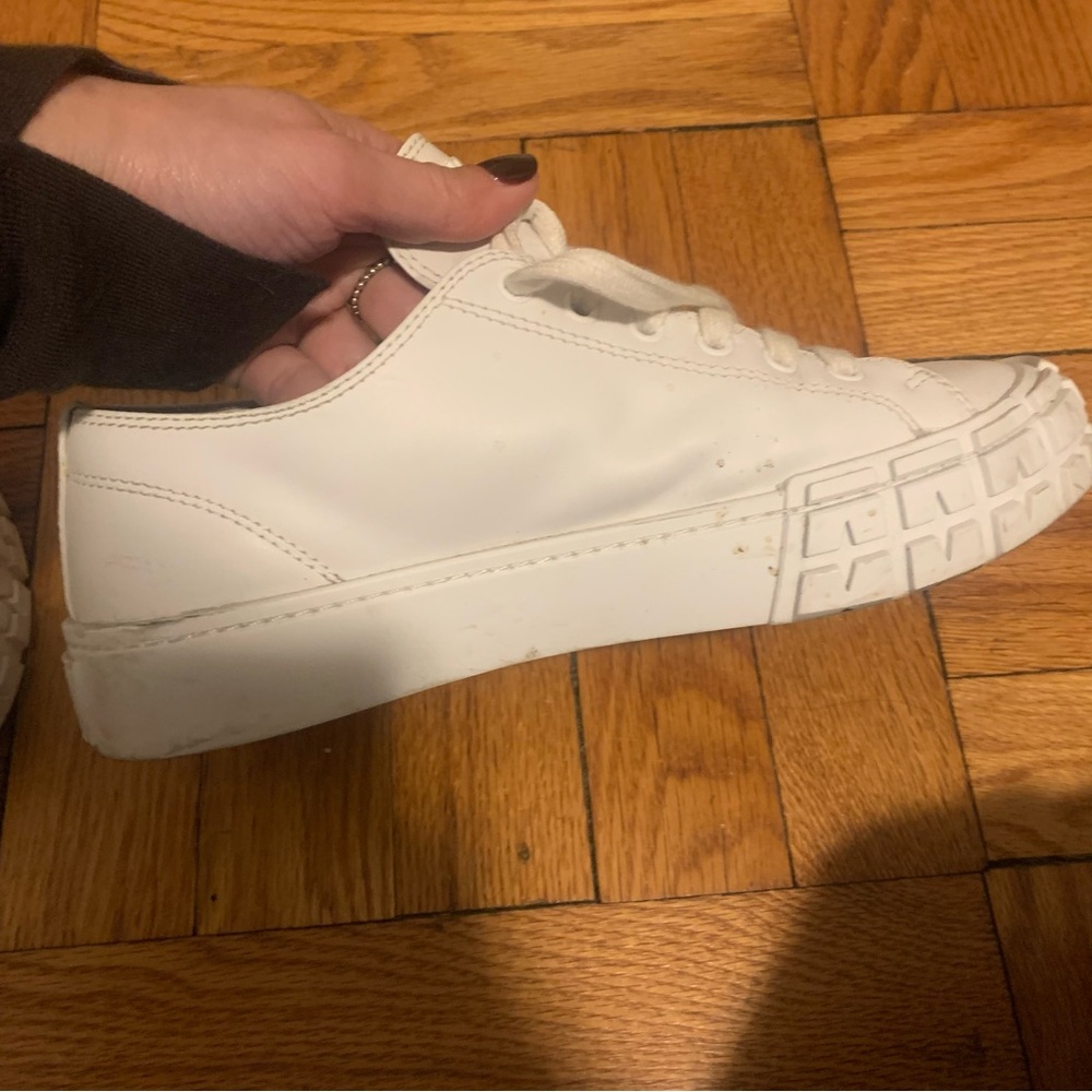 Prada Leather Wheel Sneakers - Picture 3 of 11